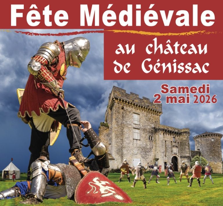 2e Fête Médiévale, le 2 mai 2026, au Château de Génissac