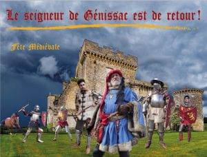 AFFICHE-FETE-MEDIEVAL Le Seigneur de Génissac est de retour
